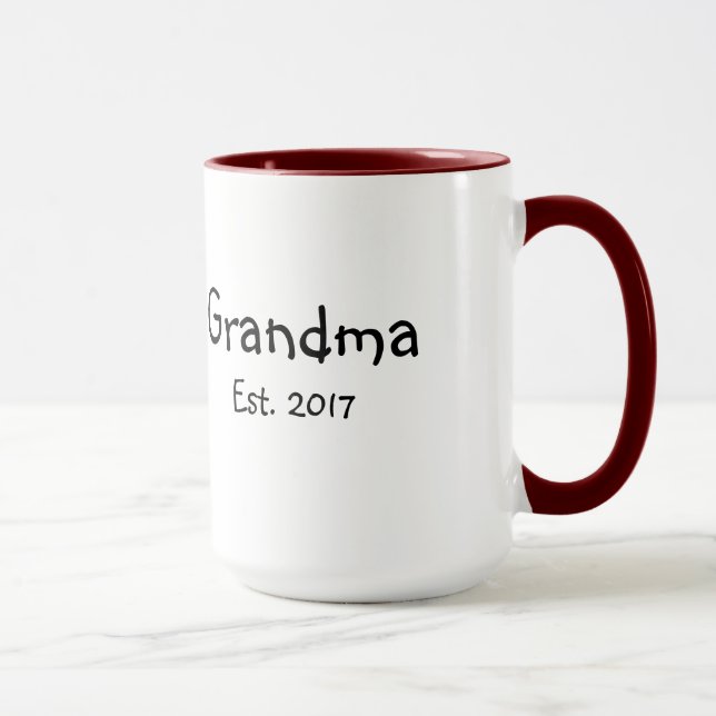 Mormor - etablerad 2017 - 15 uns kaffemugg (Höger)