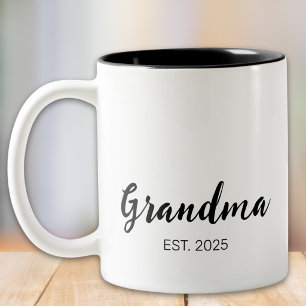 Mormor etablerad Två-Tonad mugg