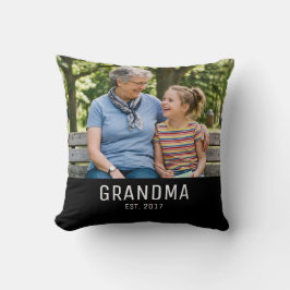 Mormor etablerade foto kudde