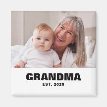 Mormor etablerade foto present