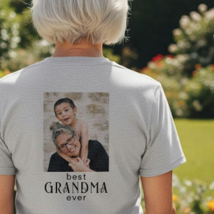 Mormor Etablerade Foto Present T Shirt