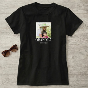 Mormor etablerade foto t shirt