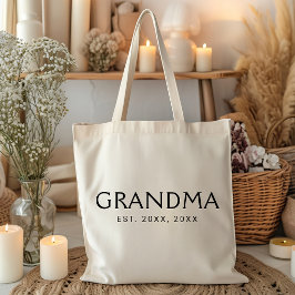 Mormor etablerade ny mormorpresent tygkasse