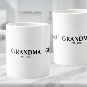 Mormor etablerade ny mormorsgåva kaffemugg