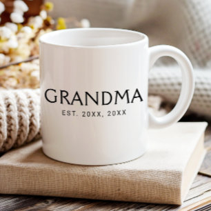 Mormor etablerade ny mormorsgåva kaffemugg