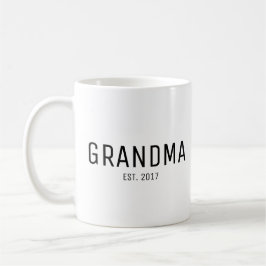 Mormor etablerade ny mormorsgåva kaffemugg