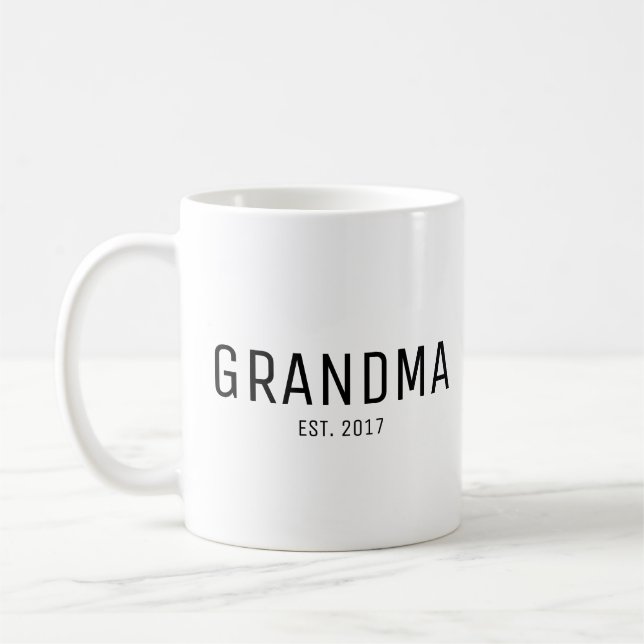 Mormor etablerade ny mormorsgåva kaffemugg (Vänster)