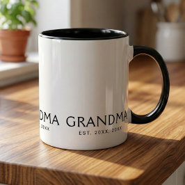Mormor etablerade ny mormorsgåva mugg