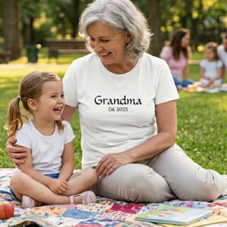 Mormor etablerade ny mormorsgåva t shirt
