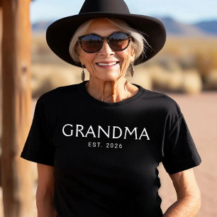 Mormor etablerade ny mormorsgåva t shirt