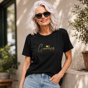 Mormor etablerade ny mormorsgåva t shirt