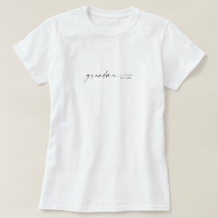 Mormor etablerade ny mormorsgåva t shirt