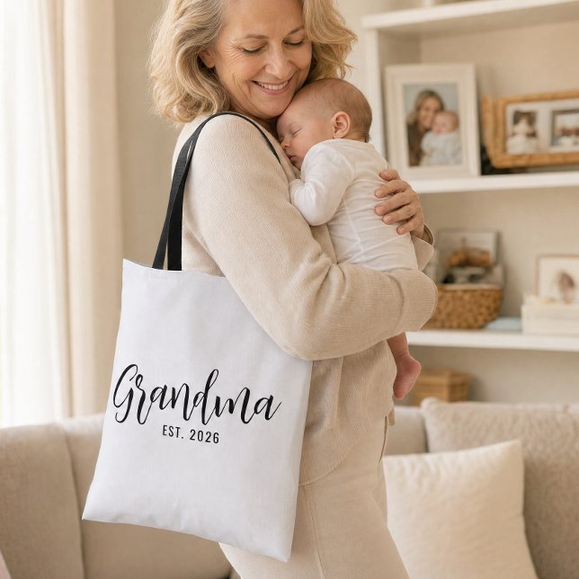 Mormor etablerade ny mormorsgåva tygkasse (Skapare uppladdad)