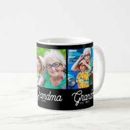 Mormor Etablerade Skript Svart 3 Foto Isolerad Kaffemugg