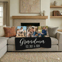 Mormor Etablerade Svart 3 Foto Vitt Skript