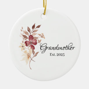 Mormor/ Farmor Est. År Julgransprydnad Keramik