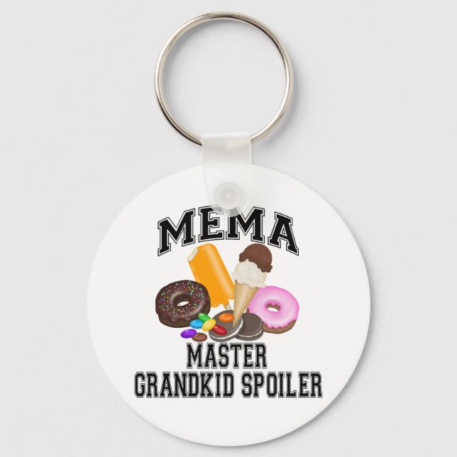 Mormor/ Farmor Spoiler Barnbarn Nyckelring (Framsida)
