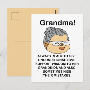 Mormor Farmor Vykort