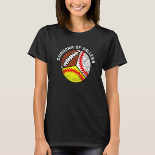 Mormor från fotbollsfotbollsmatchen Ballers Baseba T Shirt