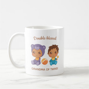 Mormor från Twillingar Pojke Bear Jumpdräkt Kaffemugg