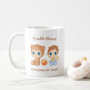 Mormor från Twillingar Pojke Bear Jumpdräkt Kaffemugg