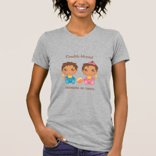 Mormor från Twillingar Pojke och flicka T Shirt