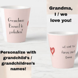 Mormor Gift från Barnbarn, vi Kärlek dig,