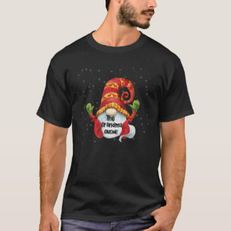 Mormor Gnome-familjen som matchar jul Pajama T Shirt