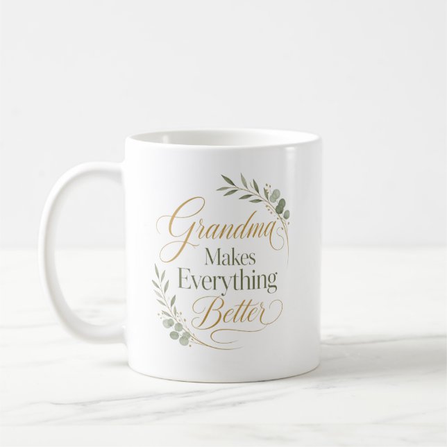 Mormor gör allt bättre kaffemugg (Vänster)