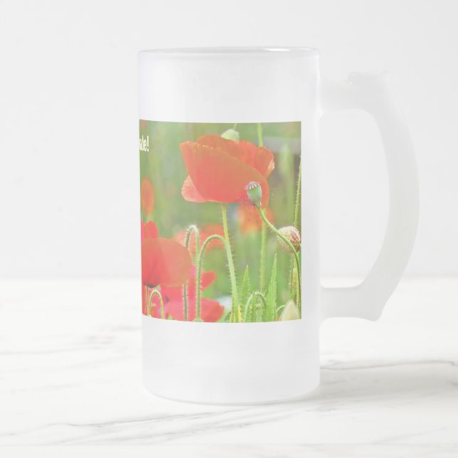 Mormor gör den bästa lemonaden! Mugg Vallmo Blomma (Höger)
