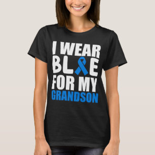 Mormor Grandpa I Bära Blue för Min morson Autism T Shirt