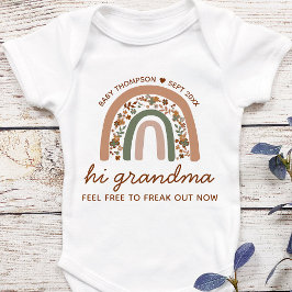 Mormor Gravid Meddelande om att mormor skall lämna T Shirt