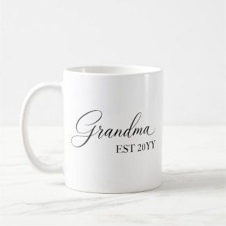 Mormor Grundad [År] – Personlig  Kaffemugg