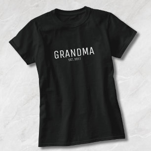Mormor Grundad Gåva T Shirt