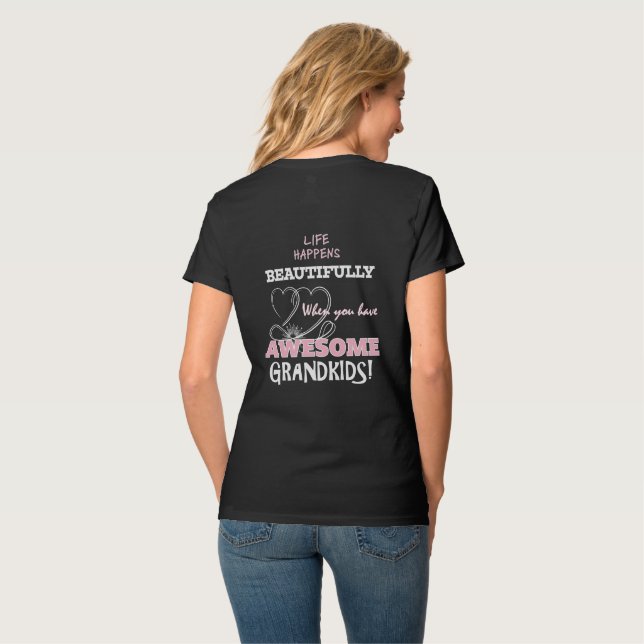 Mormor har fantastiska barnbarn T-shirts Tees (Hel baksida)