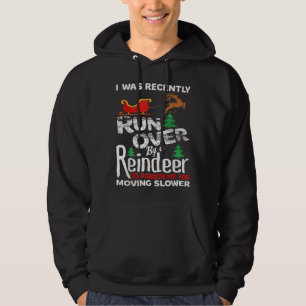 Mormor Har Springa över av en renjul så Pa Hoodie