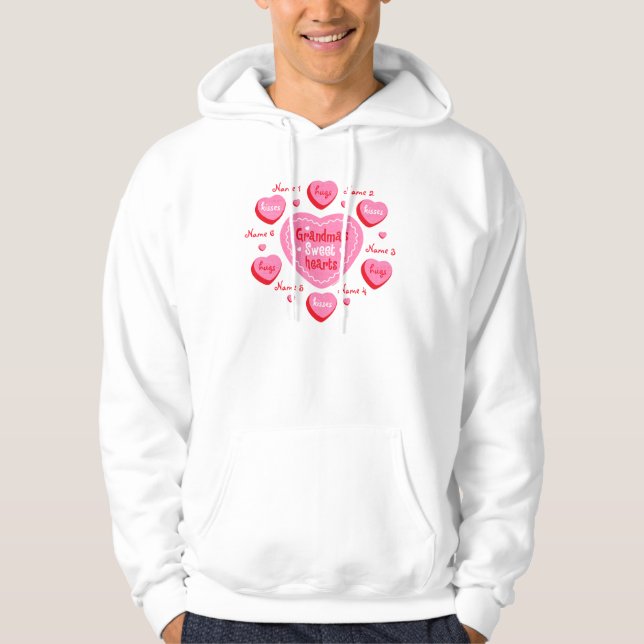 Mormor Hoodie för älsklingpersonlig (Framsida)