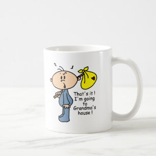 Mormor husbaby (BLÅTT) Kaffemugg