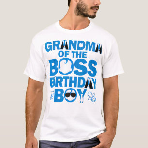 Mormor i Chef födelsedag i familjen Baby Party T Shirt