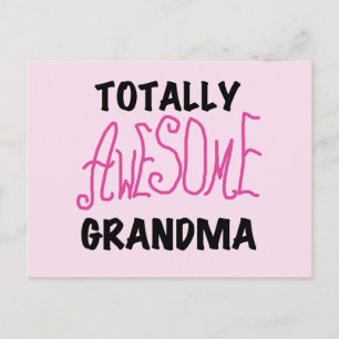 Mormor i Fantastisk - Rosa Tshirts och gåvor Vykort