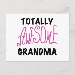 Mormor i Fantastisk - Rosa Tshirts och gåvor Vykort