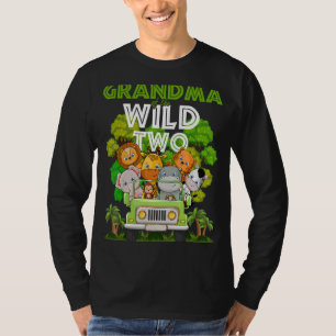 Mormor i Vild 2 Zoo Lastbil Birthday Safari T Shirt