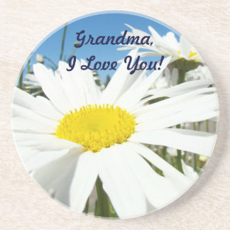 Mormor jag älskar dig! Dricka Coasters Vita Tusens Underlägg