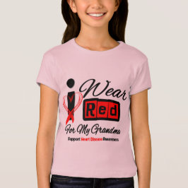 Mormor - jag ha på sig den röda bandhjärtsjukdomen t shirt