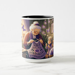 Mormor knullar. mugg