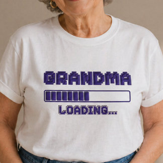 Mormor Laddar Graviditetsavslöjandebluse T Shirt