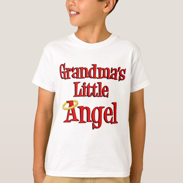 Mormor lite ängel t-shirt (Framsida)