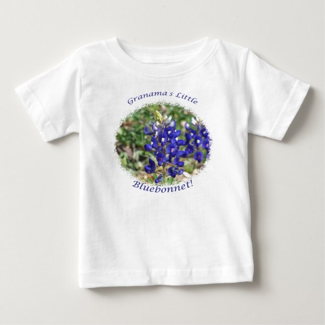 Mormor lite skjorta för Bluebonnetbaby Tröja (Framsida)
