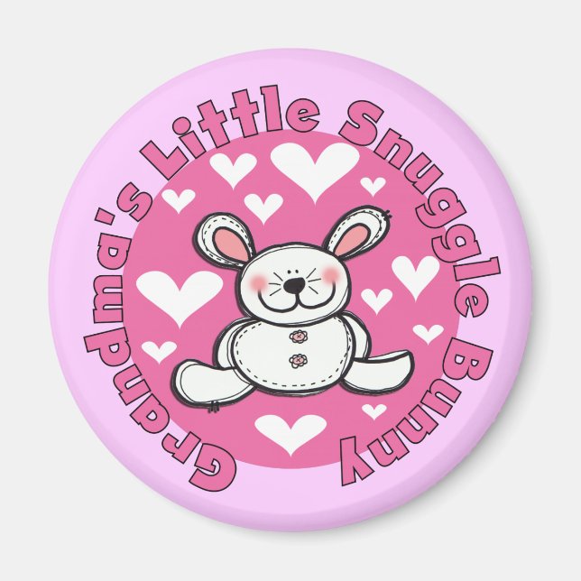 Mormor lite Snugglekanin Magnet (Framsidan)