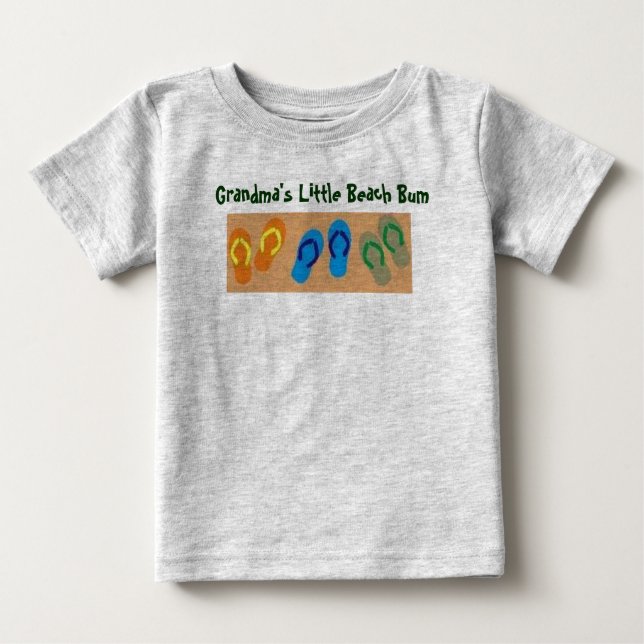 Mormor lite strandlodis tee (Framsida)
